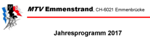 Jahresprogramm 2017
