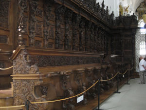 Chorgestühl in der Klosterkirche St. Urban