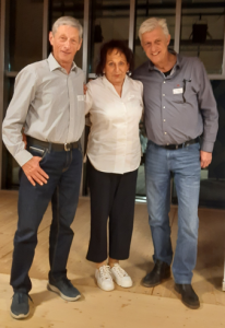 Ehrung langjähriger Vereinsfunktionär:innen.Von links: Heinz Eichenberger, Margrit Weber, Patrick Bianchi