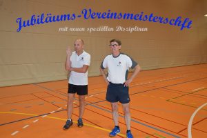 Jubiläums-VereinsmeisterschafT